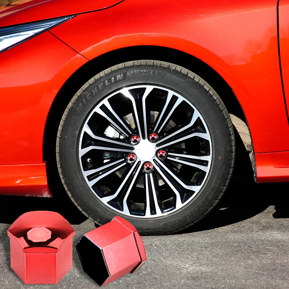 FORAUTO 20 Pieces 19mm Car Wheel Nut Caps Tyre Bolt Auto Hub Screw Cover Anti-Rust Protection Covers Styling | Автомобили и