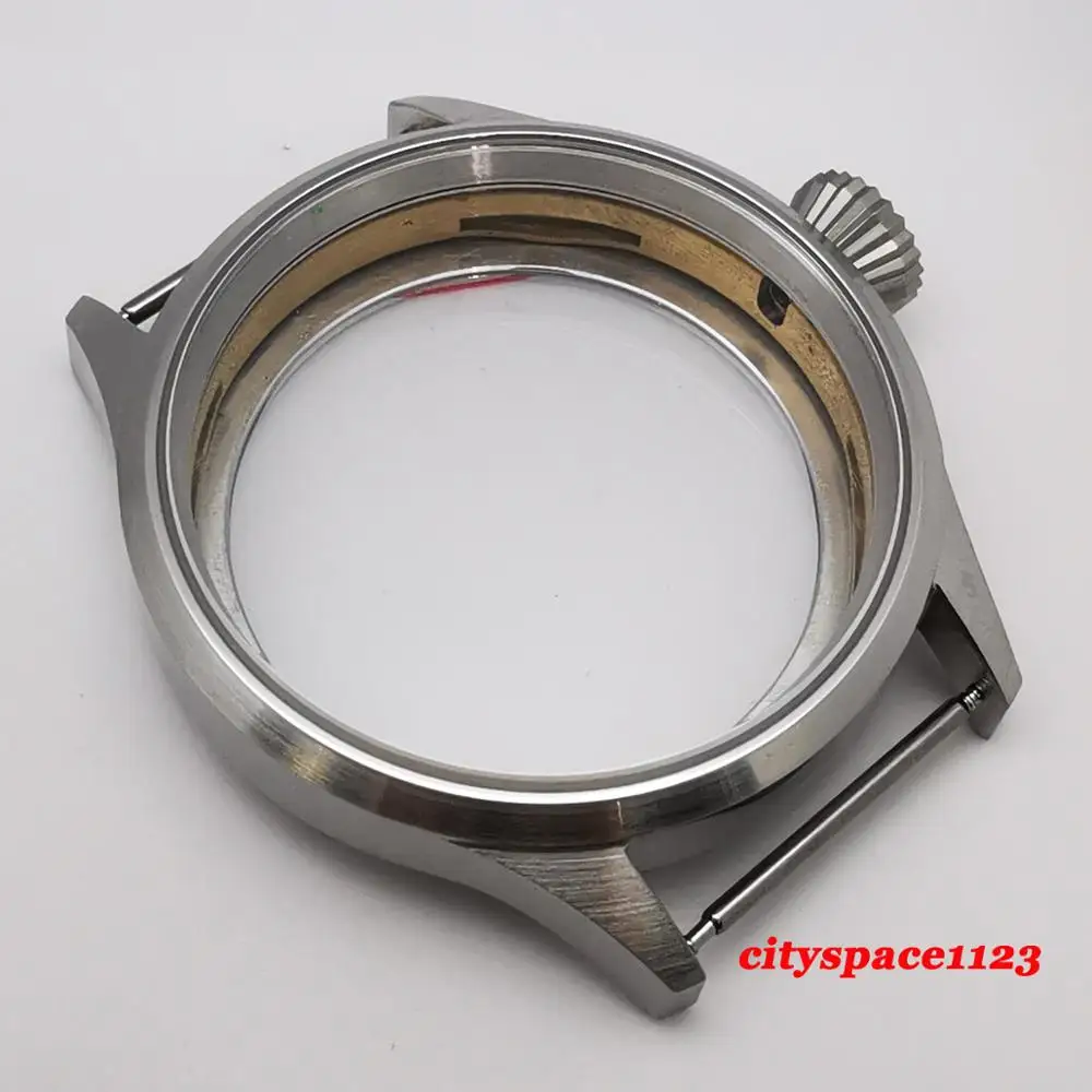 Мужской чехол из нержавеющей стали 316L с сапфировым стеклом и начесом для часов 43