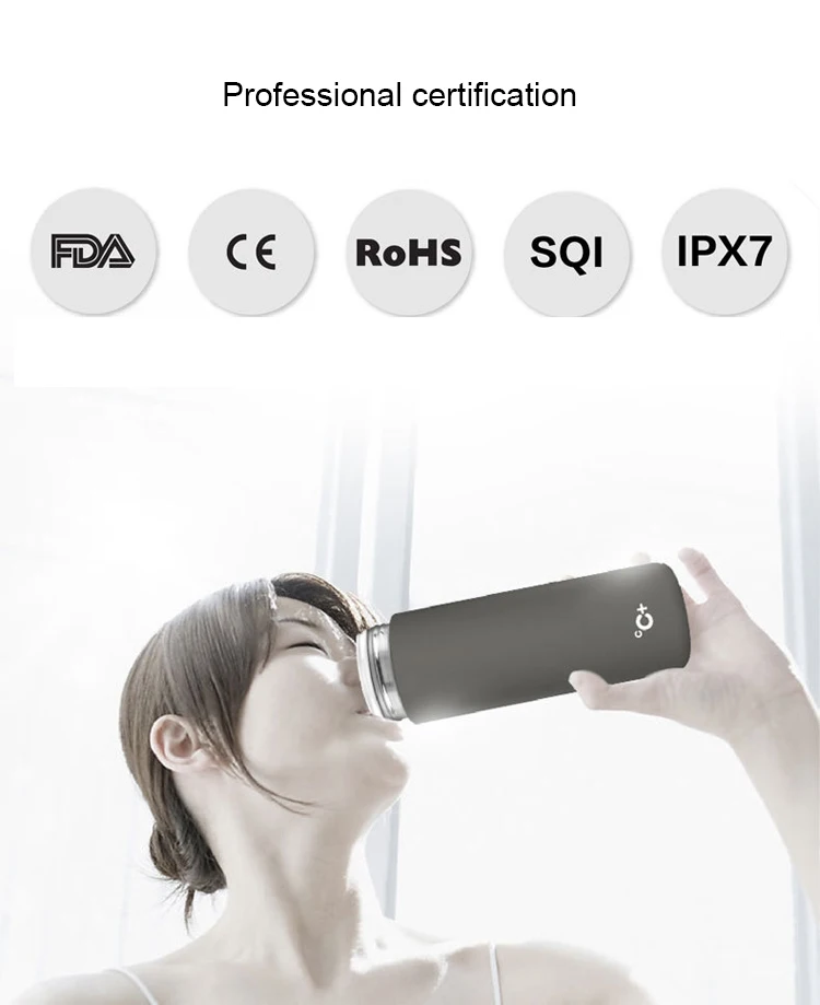 Xiaomi Mijia поцелуй рыбок чашка умный датчик чашка умная вакуумная термобутылка с 3 фильтром OLED температурный экран