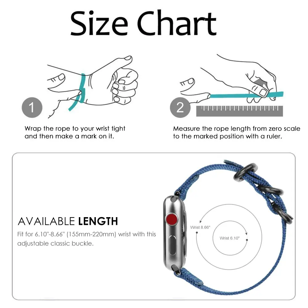 Тканый нейлоновый ремешок для часов apple Watch серии 1 2 3 4 38 мм/42 мм унисекс Браслет watch