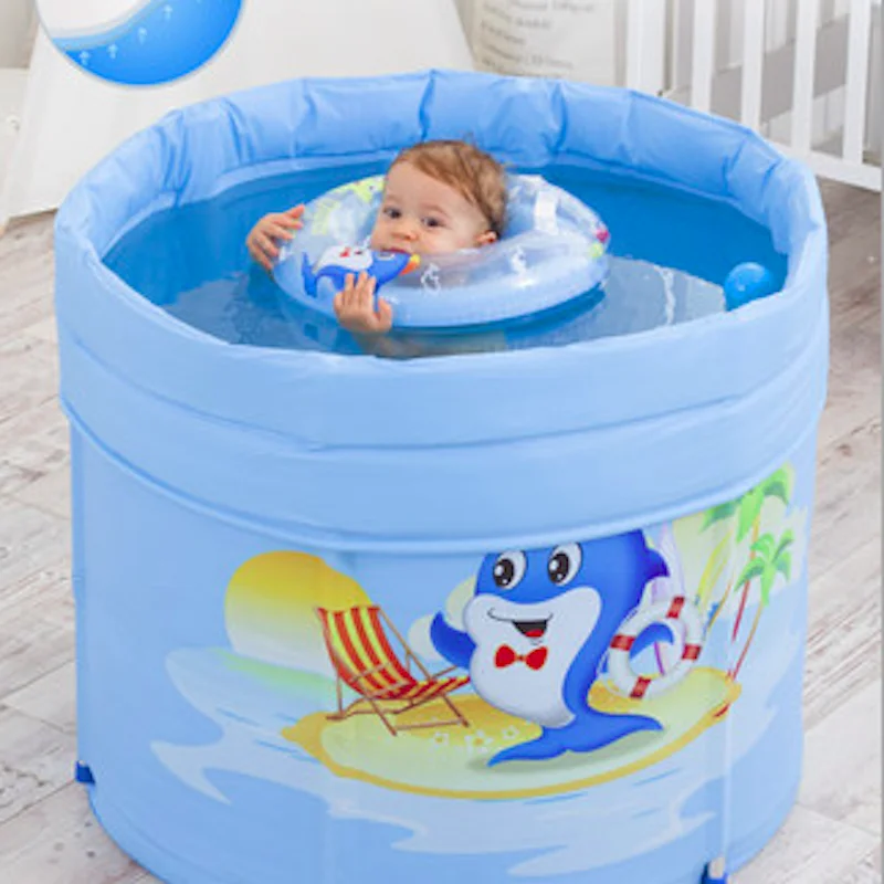 

Baby swimming pool foldable bracket insulated swimming bucket baby bath bucket newborn bathtub