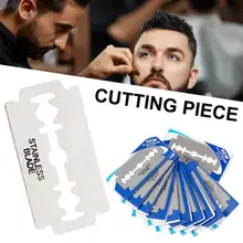 Shaver Barber Blade DropShipping Hot 10pcs DC Razor Blades Stainless Steel Safety Razor Blades For S