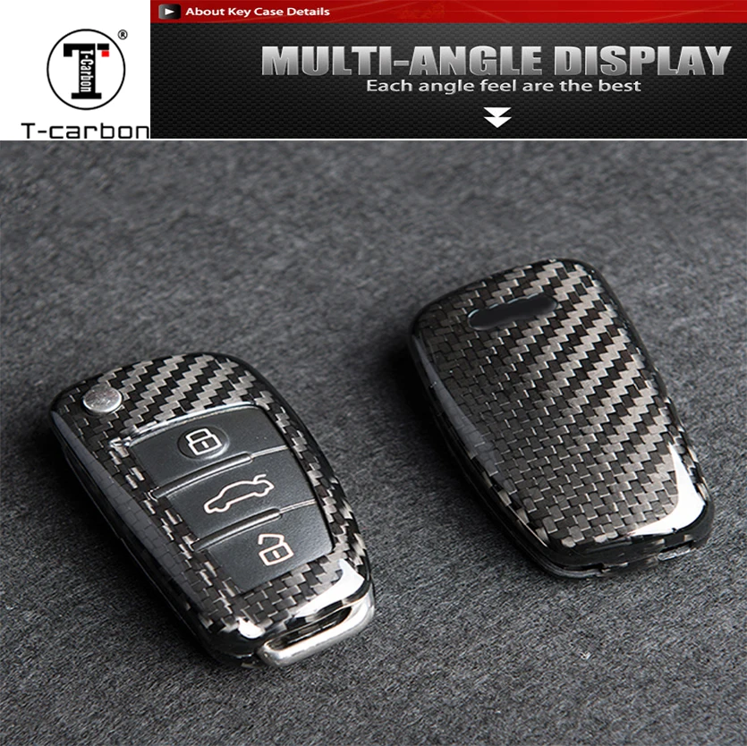 Автомобильные аксессуары для Audi полностью из натурального углеродного волокна