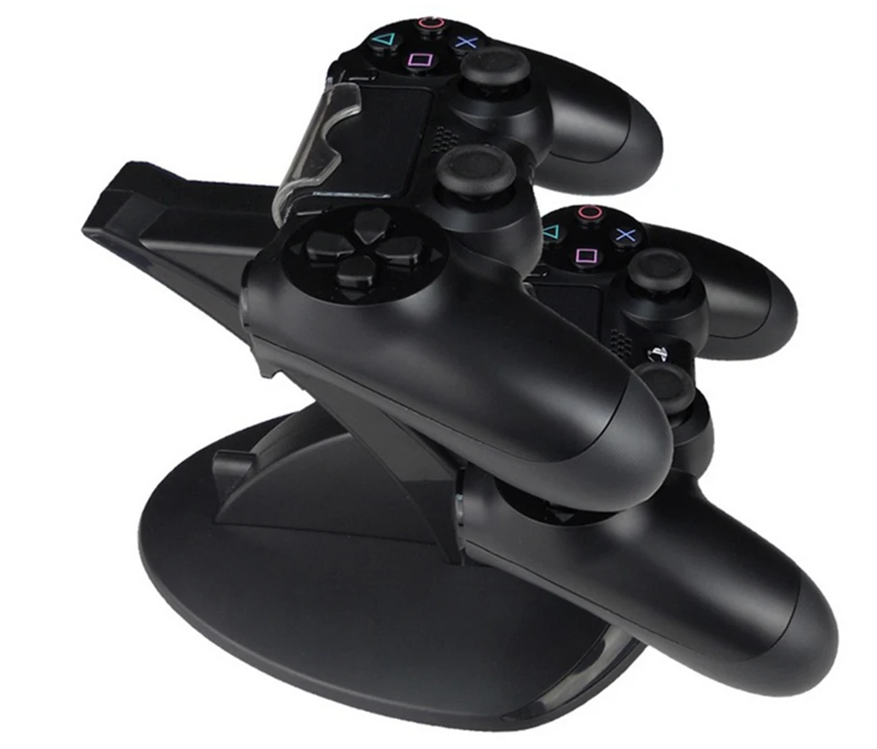 PS4 аксессуары для джойстик док-станция двойной микро USB зарядное устройство Joypad