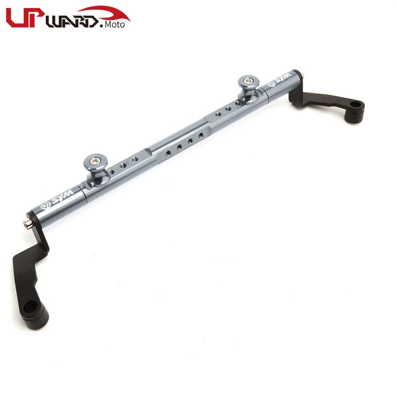 Titanium Для SYM joymax z300 GTS300i GTS 300 2013- CRUISYM300- Мотоцикл с ЧПУ Алюминиевый рулевой демпфер балансировочный рычаг - Цвет: Titanium