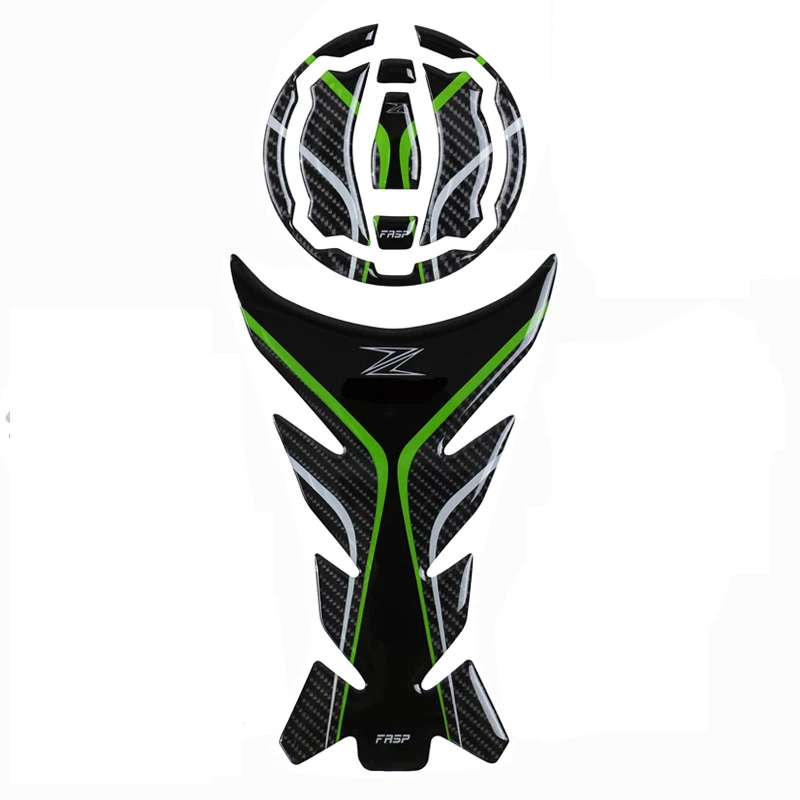 Защитная Наклейка на бак из настоящего углеродного волокна для Z900 Z650 NINJA650 17 Versys