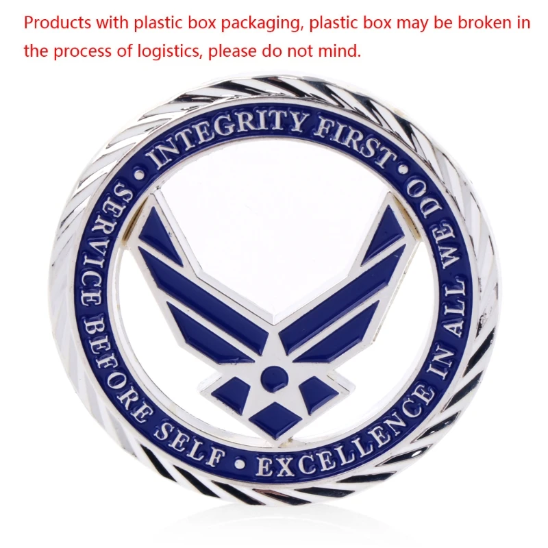 Посеребренные ВВС США основные ценности памятная монета Искусство ремесло | Дом