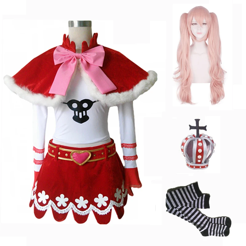 Anime One Piece Perona Princess Mononoke Cosplay Costume Dress Halloween Party Uniforms Costumes for Women Girls Fancy Dress