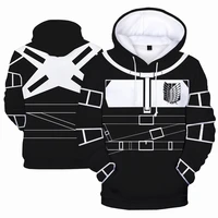 3d print sweatshirt men women fashion streetwear hoodie harajuku kids tops coats boy girl clothing anime hoodies attack on titan