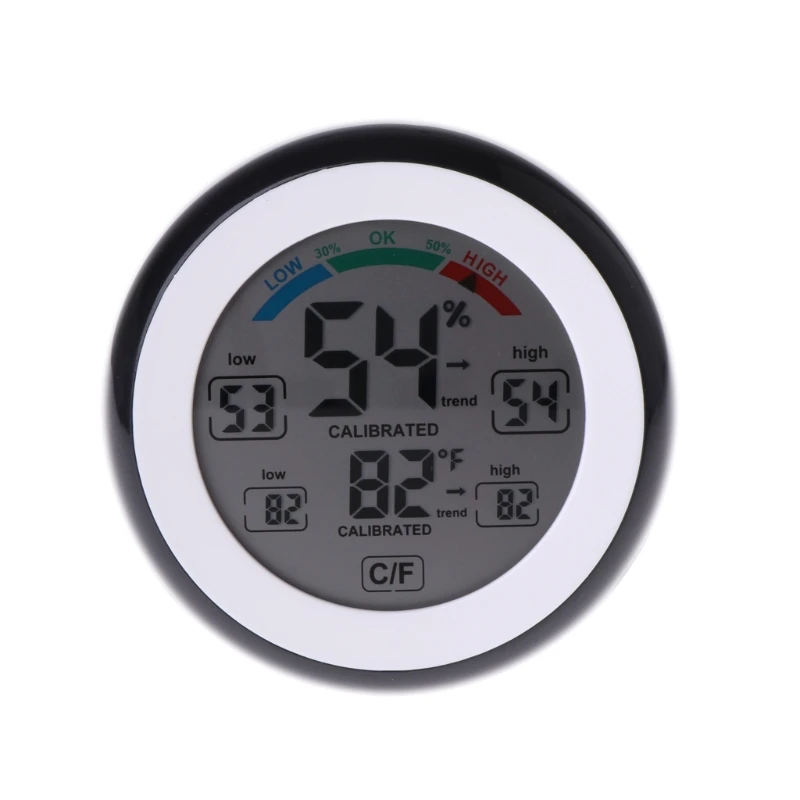 

Цифровой комнатный термометр-гигрометр с сенсорным экраном, датчик температуры и влажности