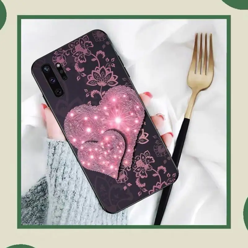 TOPLBPCS Милые Пары Любовь Сердце шикарный Милый чехол для телефона Samsung Note 3 4 5 7 8 9 10 20