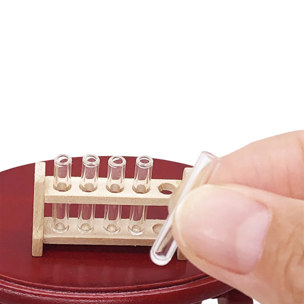 1/12 кукольный домик Миниатюрный лабораторный пробирка набор для гостиной Декор