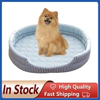 summer pet cooling mat ice silk refreshing cat bed dog kennel cool down pet ice pad mattress pet bed cat cushion pet cooling