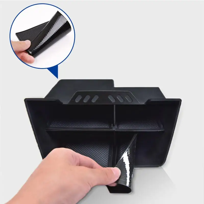 

ABS Storage Box Accessories Black Car Central Organizer Plastic Center