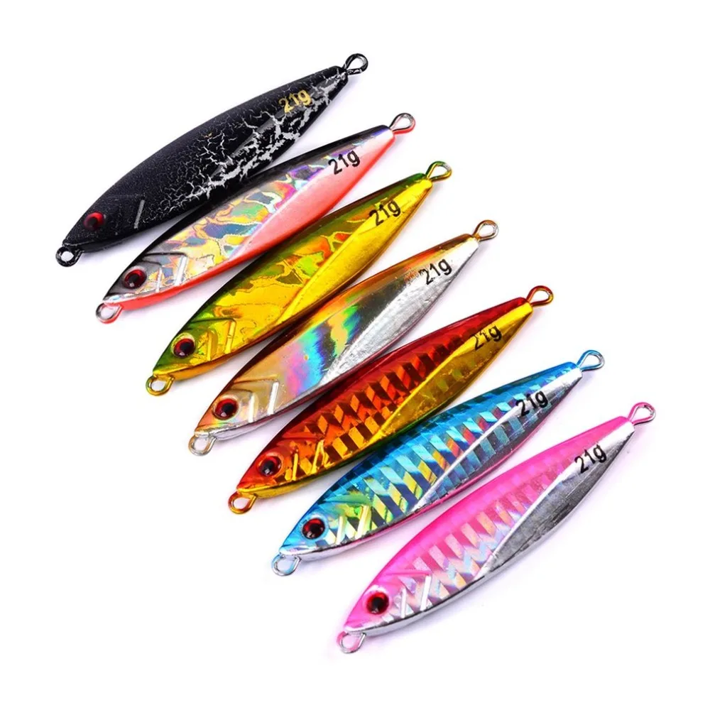 

1PC 21g Metal Fishing Spoon Lure Lifelike 3D Eyes Spoon Fishing Lure with Hook Fishing Tackle New Hot Sale Dropshipping