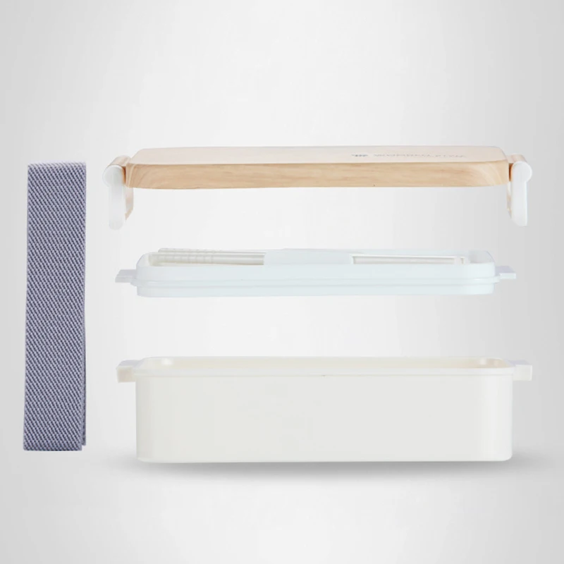 BPA Бесплатный Ланч-бокс экологичный пищевой PP Bento box Microwaveble столовая посуда контейнер для хранения еды для офиса детей