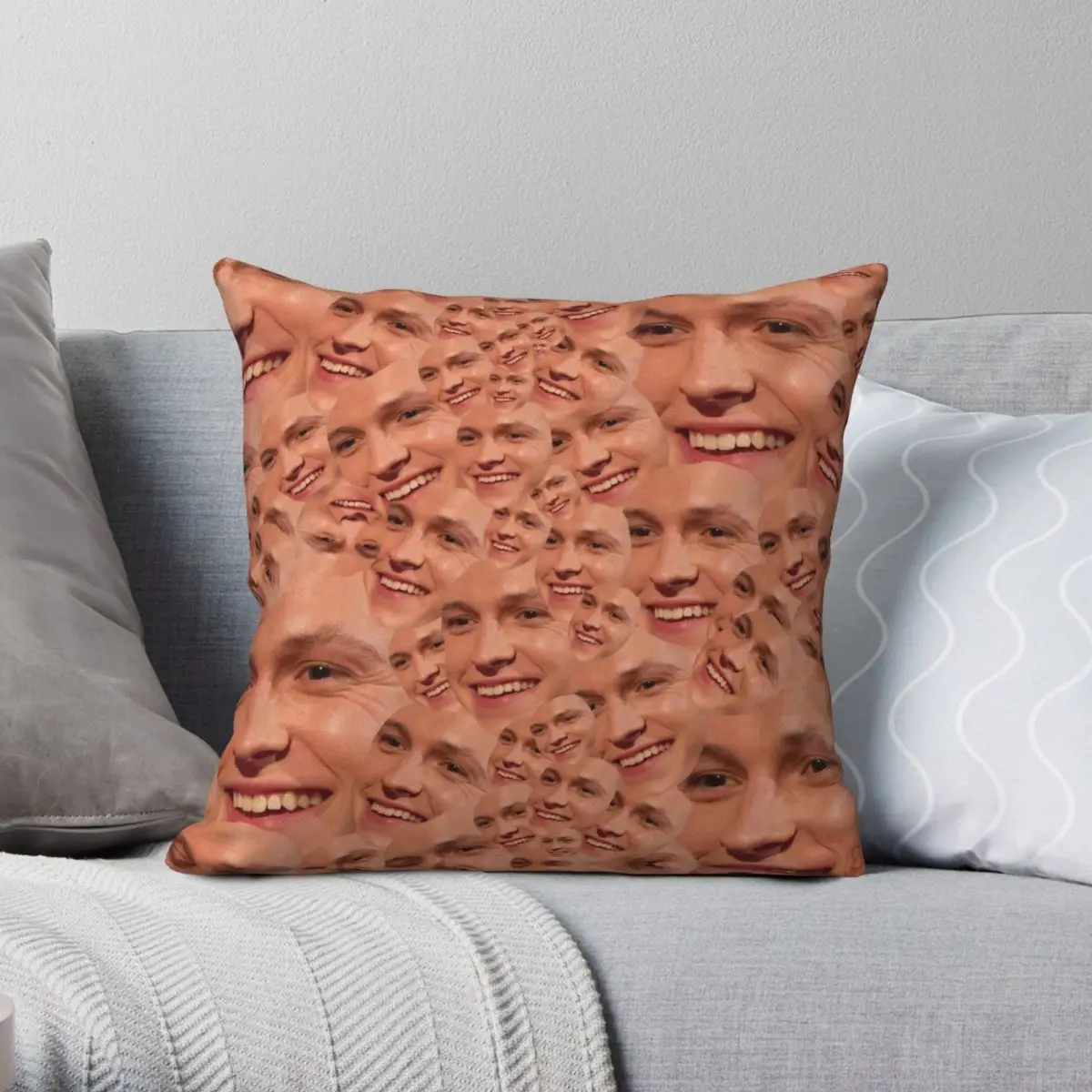

Tom Holland Bae Square Pillowcase Polyester Linen Velvet Creative Zip Decor Throw Pillow Case Sofa Seater Cushion Cover 18"