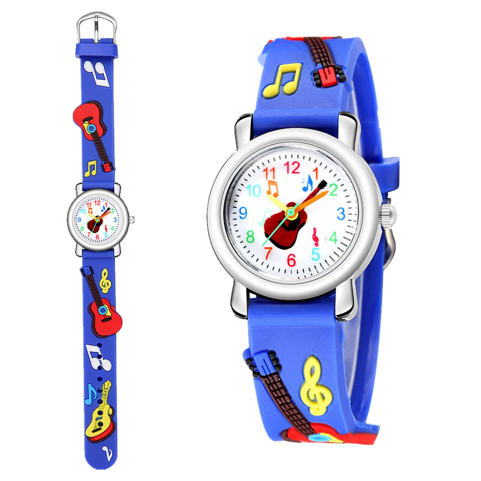 

Children's Watch Fashion Cartoons buckle Dazzling Child Mesh Belt Watch Rubber watch For Kids Gift reloj hombre