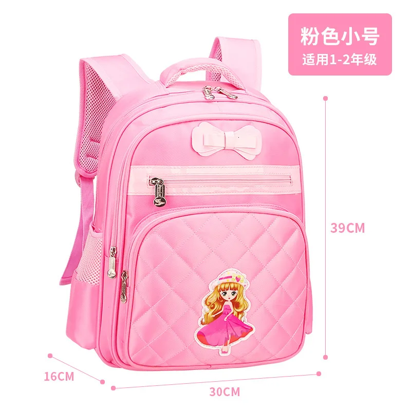 Children School bags Girls Primary Backpack Kids Orthopedic school backpcak princess schoolbags kids mochilas escolar infantil
