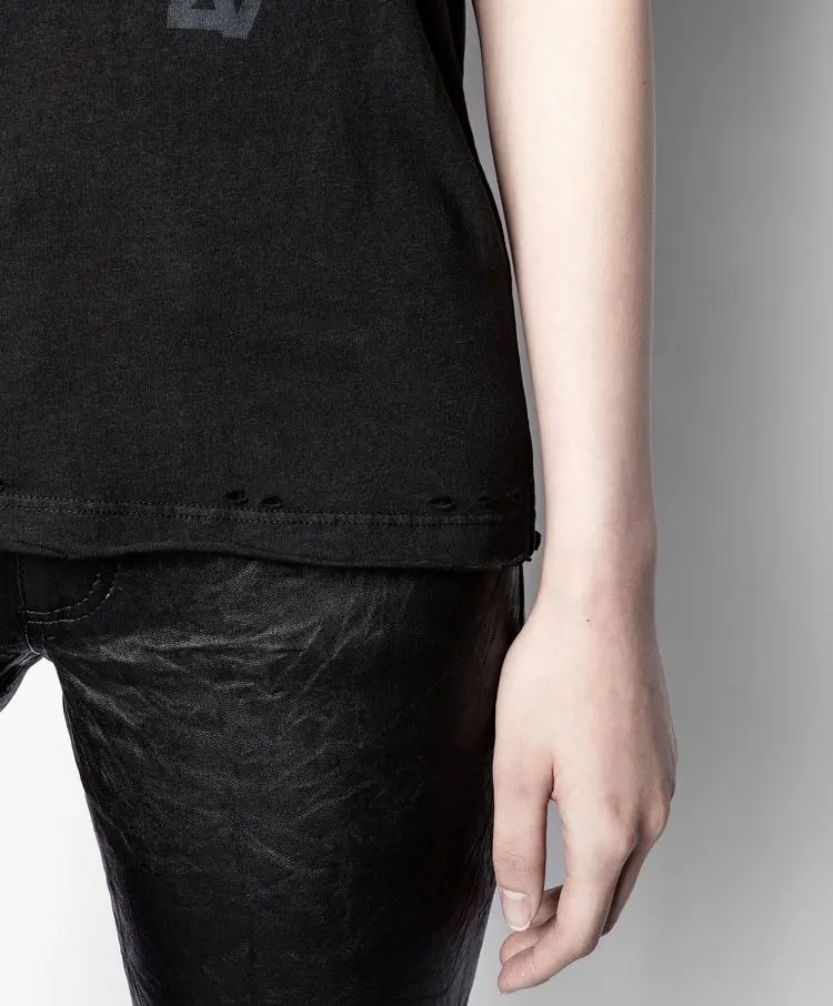 

Women Cotton T Shirt Lady Hollow Out Letter Printed Loose Short Sleeve Tee Female Loose O-neck Tops 2021 New Summer