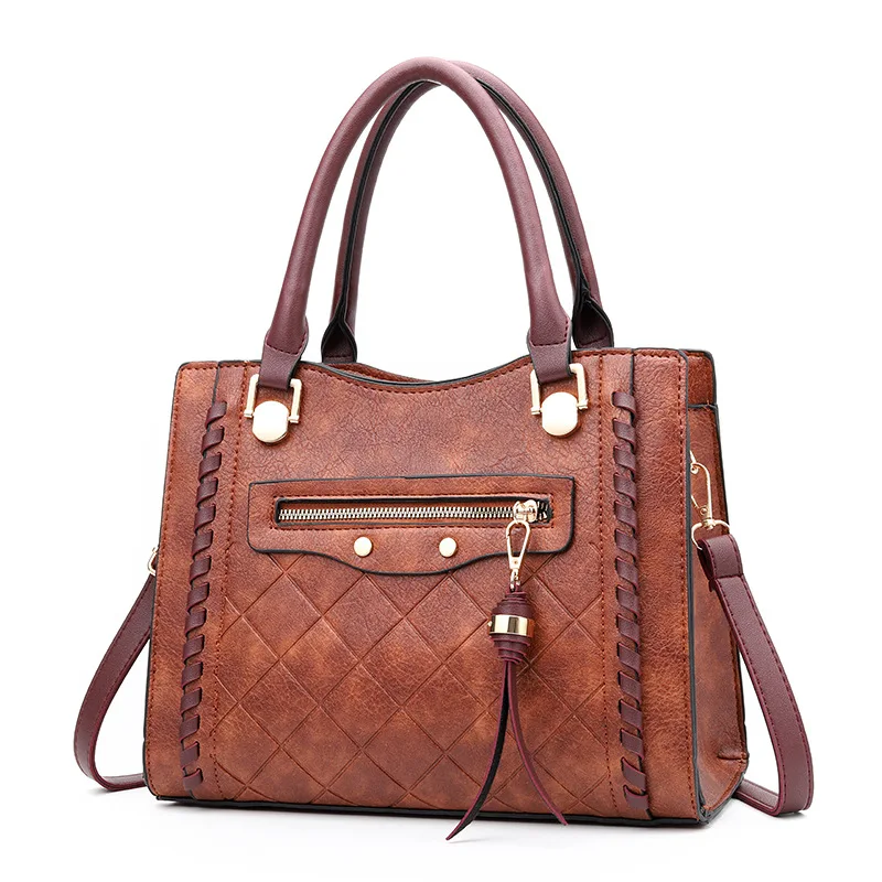 

Women Bag Casual Tote Fashion Women Messenger Bags Top-Handle Shoulder student Handbag Purse Wallet 2019 New Interior Slot Pocke