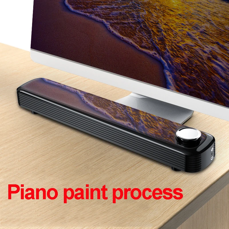 Новая компьютерная колонка 2*3 5 мм Проводная стереозвуковая панель с басами и