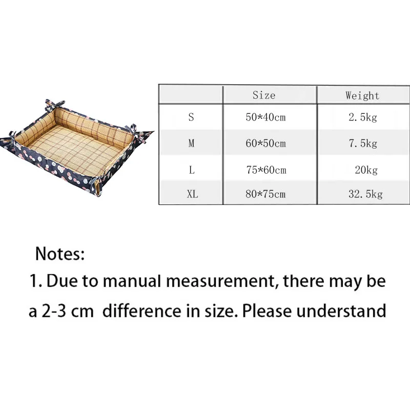 

Pet Supplies Dog Bed Summer Mat Kennel Oxford Cloth Waterproof Pet Ice Pad Anti-stick Cat Litter Large and Medium Puppy Kennel