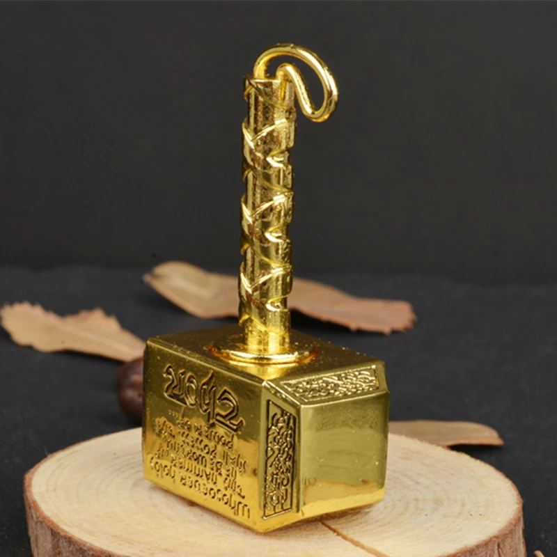

1pcs Wiitin Thors Battle Hammer Fidget Hand Spinner Made by Metal, the Mighty Mjolnir Keychain Toy - Antique Brass