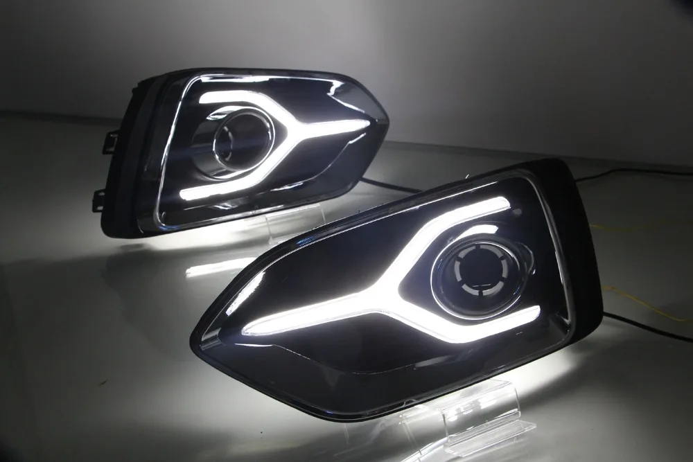 1 комплект желтый указатель поворота Функция 12В дневные ходовые огни