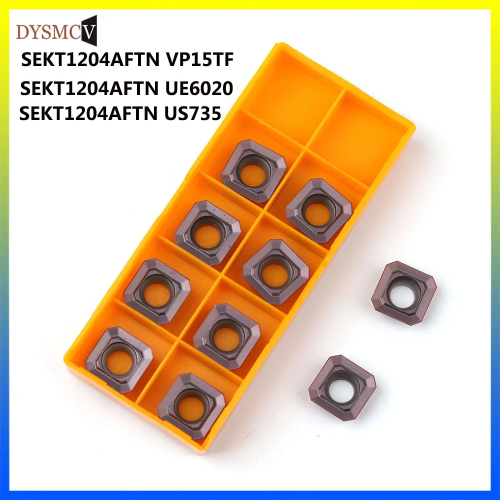 Твердосплавные пластины SEKT1204 AFTN FK VP15TF UE6020 US735 фрезерные вставки токарный