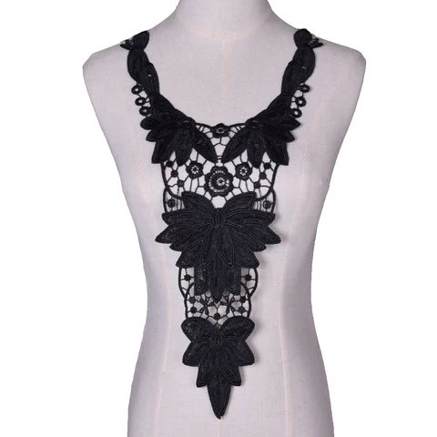 Кружевной воротник HYZELY черный