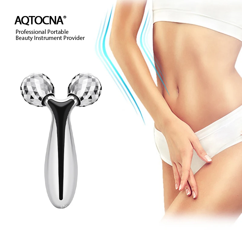 AQTOCNA 3D V-Face Facial Massager Slim Skin Care Facial Roller Guasha Facial Lifting Body Slimming Thin Face Lift Massage Roller