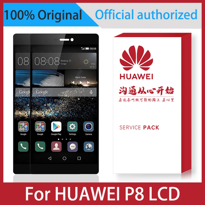 Оригинальный дисплей 5 2 ''для Huawei P8 LCD GRA L09 UL00 сенсорный экран дигитайзер в
