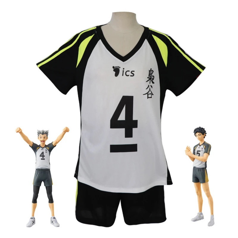 Аниме Haikyuu Косплей костюмы Akaashi Keiji Bokuto Koutarou косплей школьная форма Спортивная