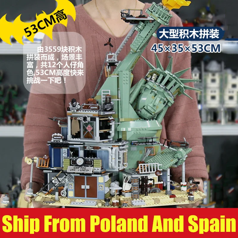 DHL 45014 серия фильмов совместима с новым 70840 Добро пожаловать в apocalypseberg Набор строительных блоков Кирпичи Детские игрушки Рождественский подарок