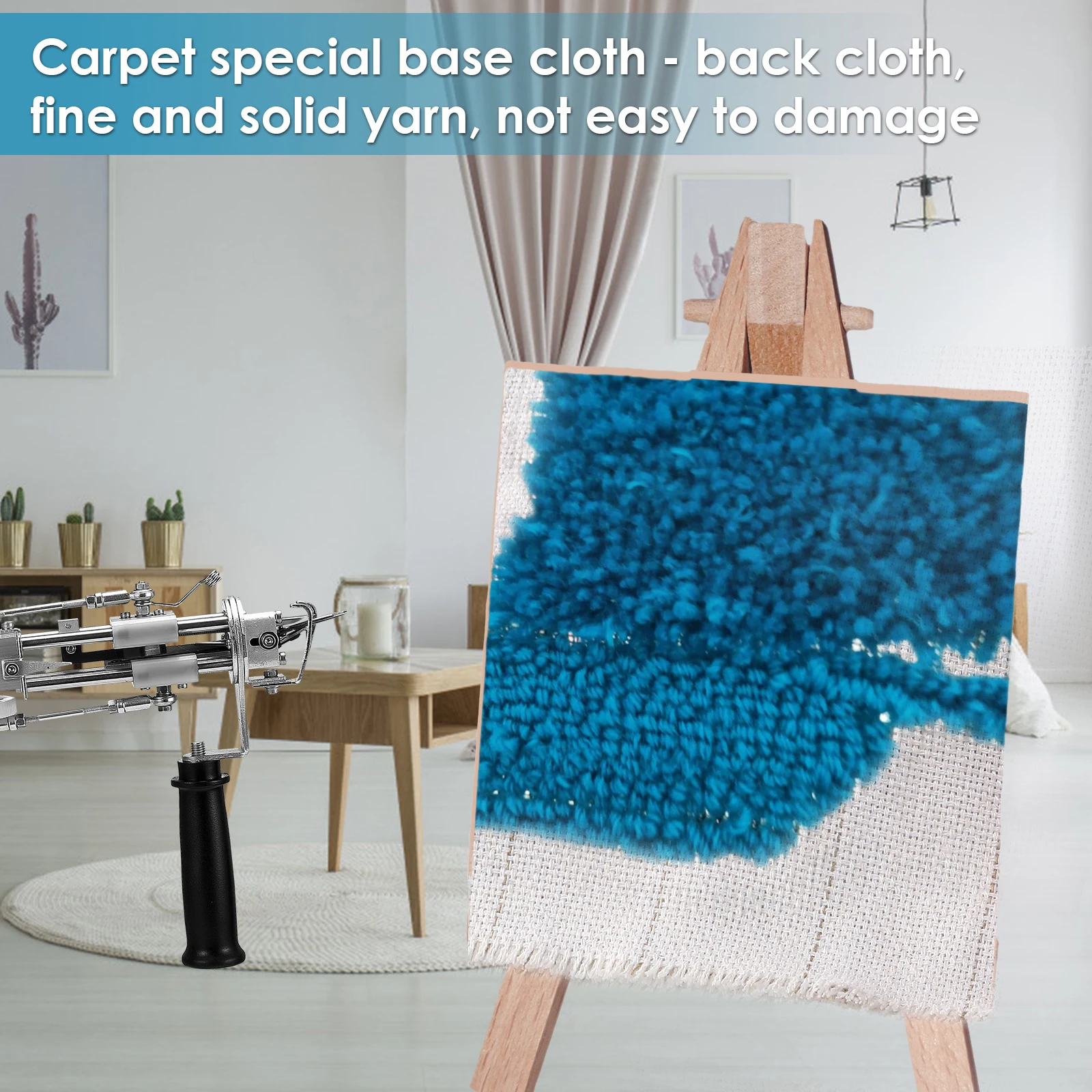 

3mx5m Primary Tufting Cloth Backing Fabric For Using Rug Tufting Guns DIY Rug Carpet Sewing Fabric for Loop Pile Cut Loop Pile