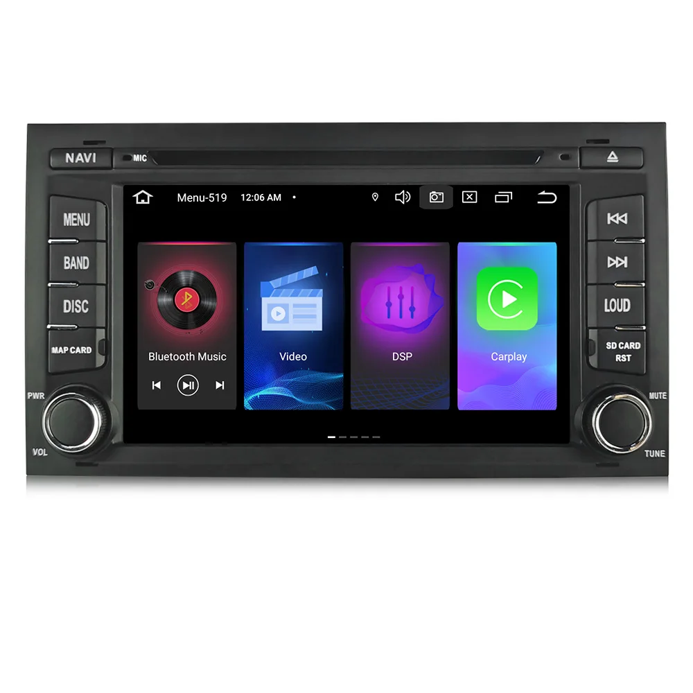 Автомобильный мультимедийный плеер 7 дюймов Android 11 2 ГБ + 16 для Seat Leon 2013 2014 2015 2016-2019