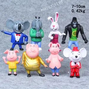 Фигурка героя мультфильма петь, 8 шт.компл.