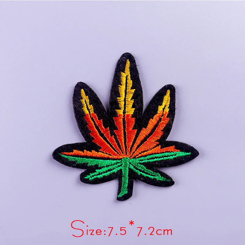 

Cartoon Rainbow/Bird Patch Stickers Embroidery Patch For Clothing Iron On Patches DIY Animal Patches On Clothes Applique Stripe