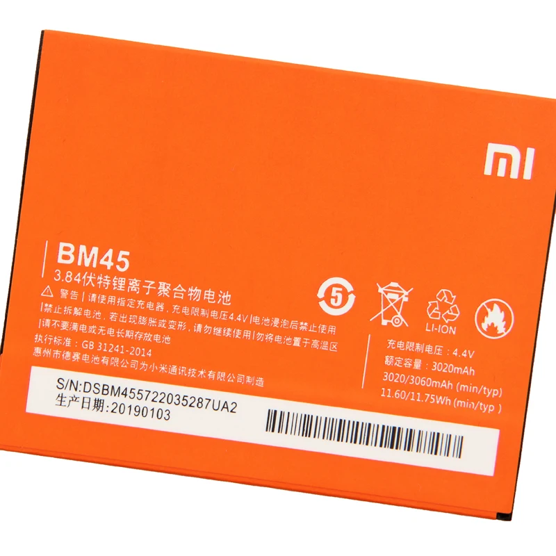Аккумулятор для телефона XIAO mi BM46 для Xiao mi Red mi Note 3 Note 3 Pro Red mi 3 3S 3X4X3 pro Note 2 Note 5A mi 5X A1 BM47 BN31 BM45