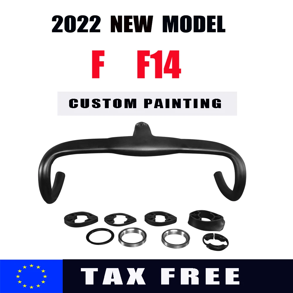 

New Customized Carbon F Frame F14 Carbon Road Bike Bicycle Racing Normal Rim Disc Brake Frame With Handlebar