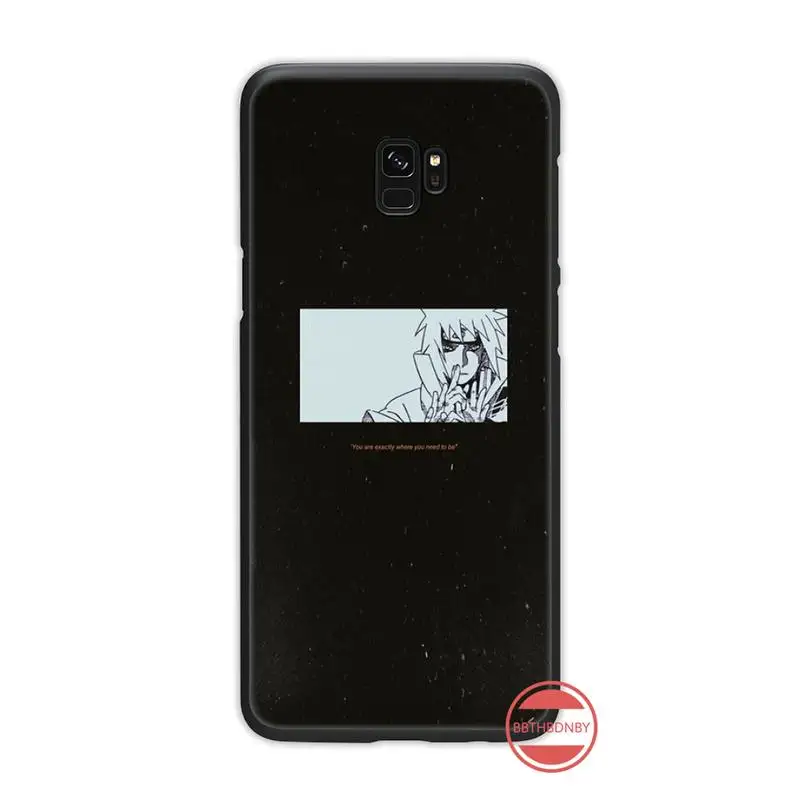 Аниме Наруто Итачи новое поступление черный чехол для мобильного телефона Samsung S6