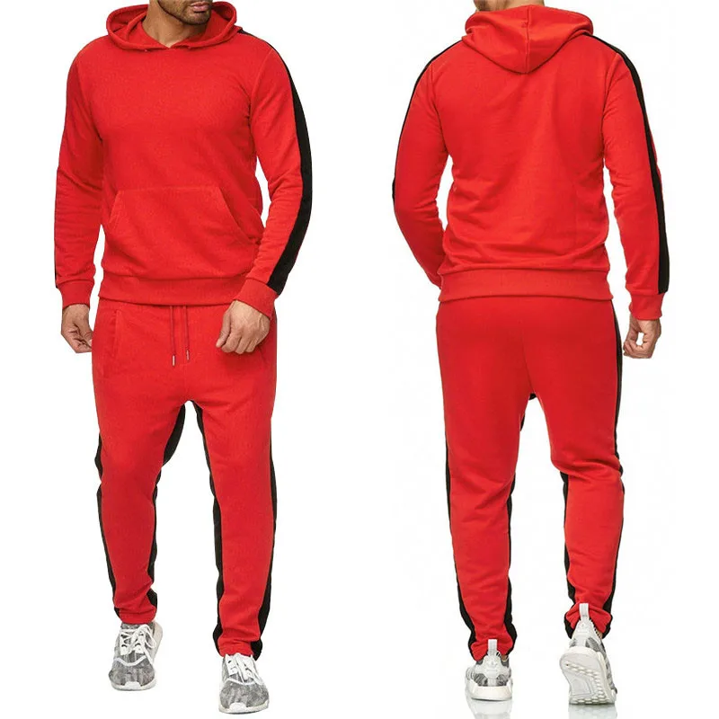 

New 2021 Men's Brand Sportswear Men's Warm Sweatshirt Men's Sportswear Suit Pumba Hoodie + Pants Sports Suit Men's Custom LOGO
