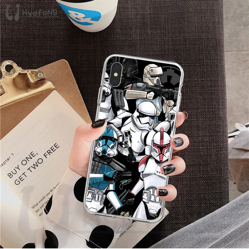 LJHYDFCNB Звездные войны аксессуары ТПУ мягкий чехол для телефона iPhone 11 pro XS MAX 8 7 6 6S Plus