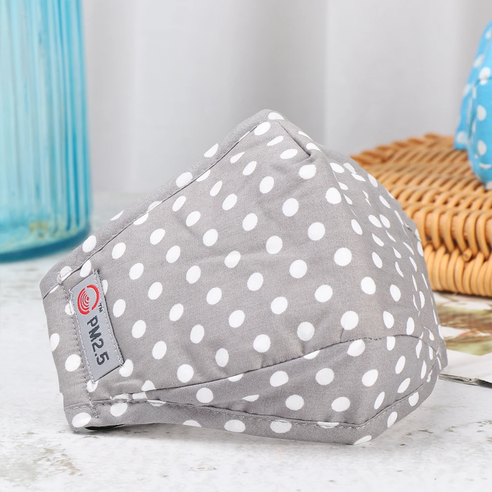 Женская хлопковая маска для губ моющаяся многоразовая респиратор от пыли