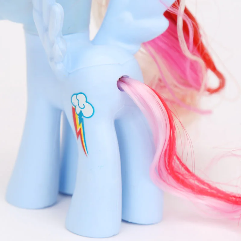Упаковка из 6 шт. игрушки My Little Pony Комплект дружба-это чудо всех цветов радуги; платье с Сумеречной искоркой серии «редкость ПВХ фигурки Куклы