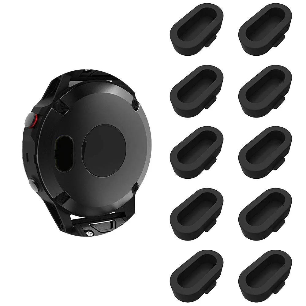 

10Pcs/Lot Silicone Rubber Dust Proof Cap Watch Sensor Plug Anti-Dust Dustproof Cover Cap for Garmin Fenix 5/5s/5x Smartwatch