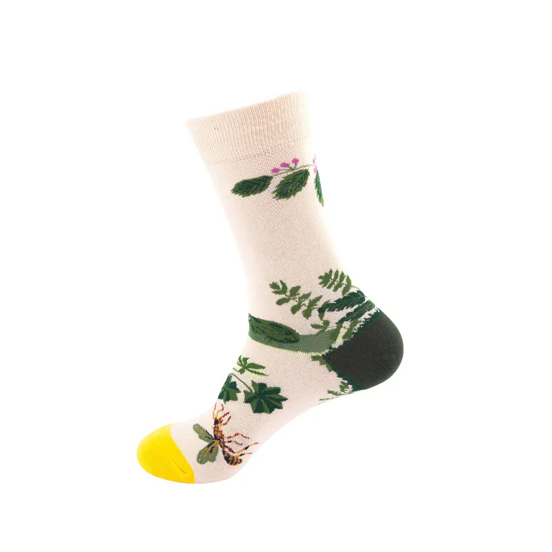 

2020 European and American tide socks in tube stockings for men and women couples tide brand net red creative trend socks