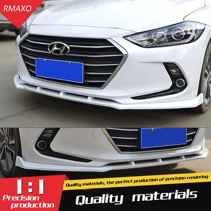 Для Elantra задний спойлер ABS передний бампер диффузор защитные бамперы для Боди