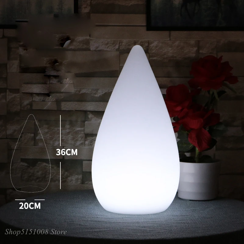Современная настольная лампа в форме капли воды светодиодсветодиодный